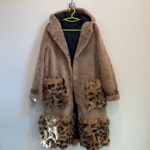Shearling Peacoat